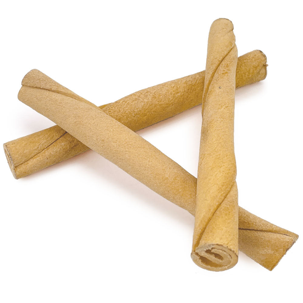 USA Premium Rawhide Twists for Small Dogs, 5 Inch, Lightly Smoked, 500 Count - USA Wholegrain Beef, One-Piece, Easy Digestion, High Protein 